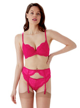 Load image into Gallery viewer, Gossard Superboost Lace Suspender - Vivacious Pink
