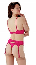 Load image into Gallery viewer, Gossard Superboost Lace Suspender - Vivacious Pink
