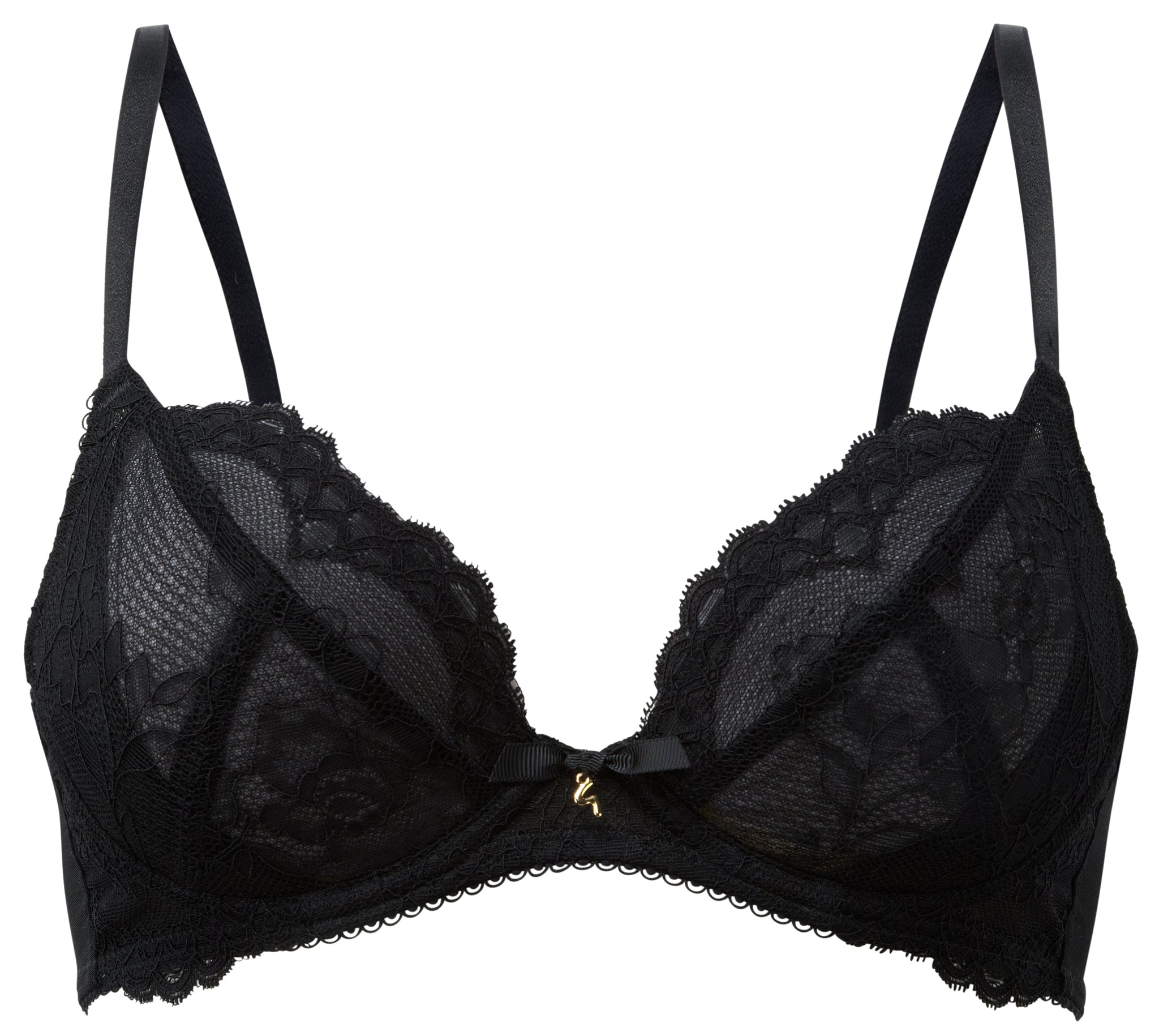 Gossard Superboost Lace Non-Padded Plunge Bra Black – Undies