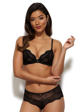 Load image into Gallery viewer, Gossard Superboost Lace Non-Padded Plunge Bra - Black
