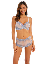 Load image into Gallery viewer, Wacoal Embrace Lace Underwired Bra - Pastel Parchment / Blue Multi
