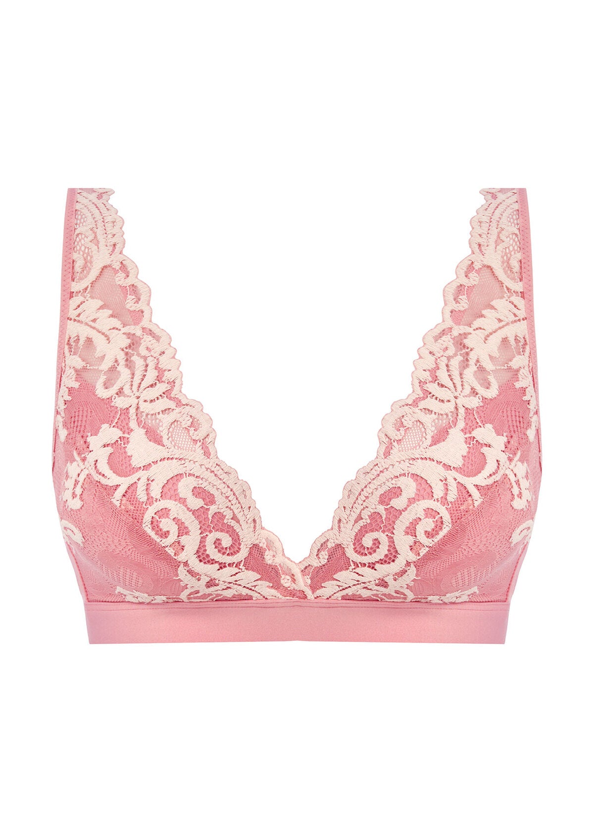 Wacoal Instant Icon Bralette - Bridal Rose / Crystal Pink