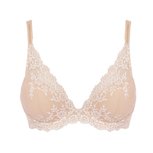 Load image into Gallery viewer, Wacoal Embrace Lace Plunge Bra - Naturally Nude / Ivory
