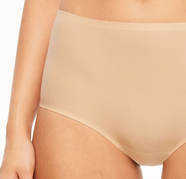 Chantelle Soft Stretch High Waisted Brief - Nude Sand