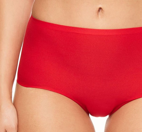 Chantelle Soft Stretch High Waisted Brief - Poppy Red